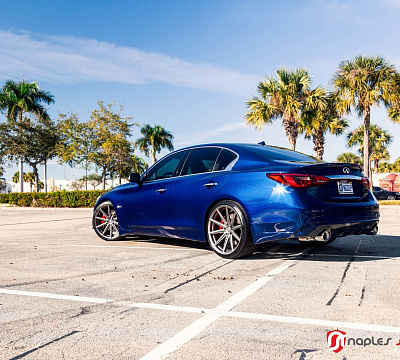Фото дисков Vossen VFS-10 на Infiniti Q50