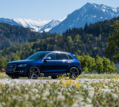 Фото дисков Vossen CV3 на Audi Q5 (8R)