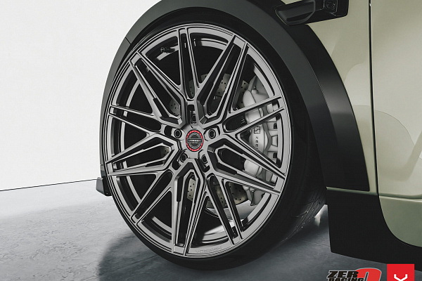 Фото дисков Vossen HF-7 Сатиновый графит на Zeekr 001