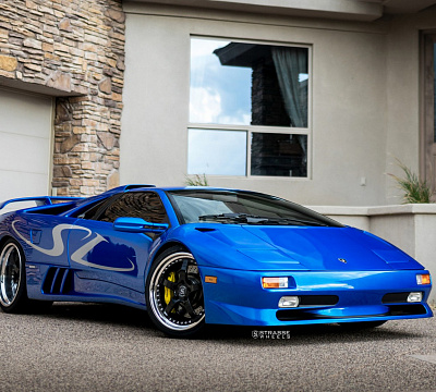 Фото дисков Strasse Wheels S5 Performance на Lamborghini Diablo