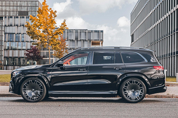 Фото дисков BRABUS Monoblock M (Platinum Edition) Черный глянец на Mercedes-Benz GLS (X167)
