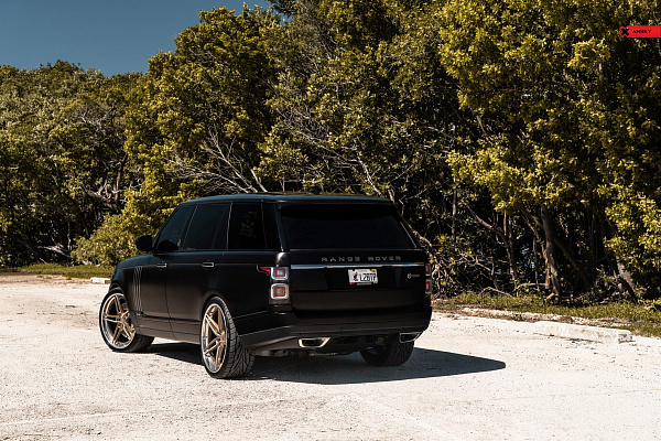 Фото дисков Anrky AN37 Глянцевое темное золото на Range Rover IV