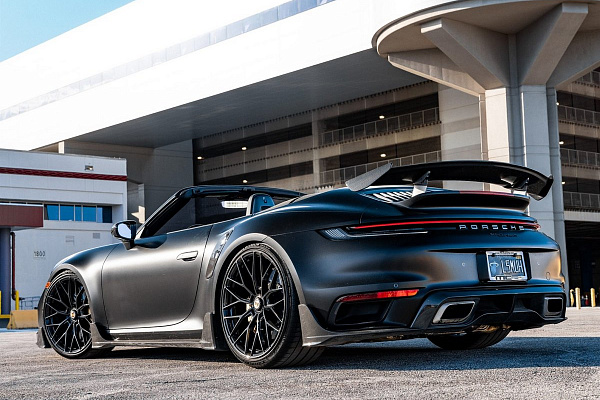 Фото дисков Anrky AN10 Черный глянец на Porsche 911 VIII