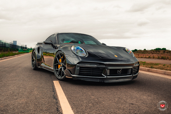 Фото дисков Vossen S21-01 Черный сатин на Porsche 911 VIII