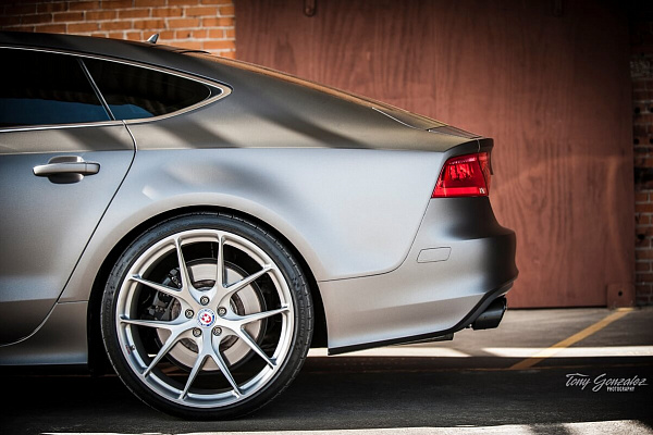 Фото дисков HRE P101 Глянцевый тонированный лак на Audi A/RS 7 (4G)