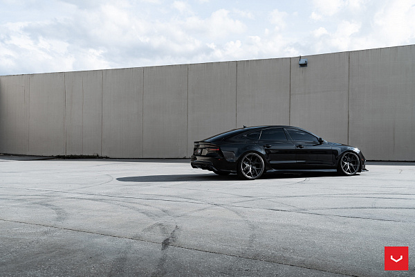 Фото дисков Vossen HF-5 Сатиновый графит на Audi A/RS 7 (4G)