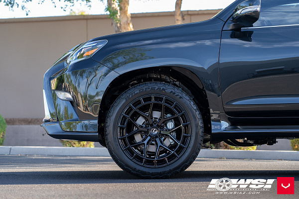 Фото дисков Vossen HFX-1 (6-Lug) Черный глянец на Lexus GX II