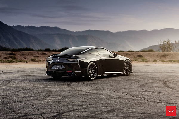 Фото дисков Vossen HF-3 Черный сатин на Lexus LC 500