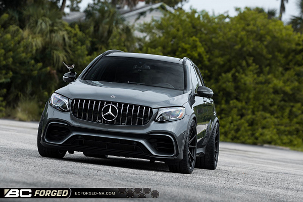 Фото дисков BC Forged EH173 Черный матовый на Mercedes-Benz GLC (X253, C253)