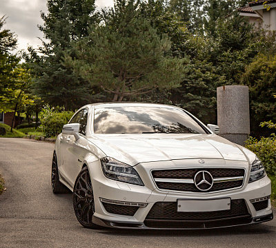Фото дисков Vossen HF-2 на Mercedes-Benz CLS (C218)