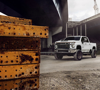 Фото дисков Vossen HFX-1 (8-Lug) на Chevrolet Silverado IV