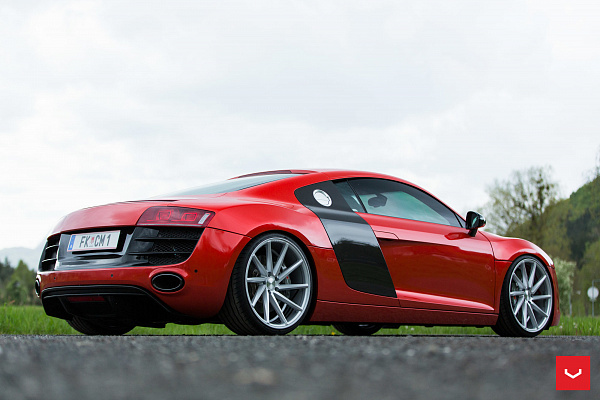 Фото дисков Vossen CVT Серебро на Audi R8 (Typ 42)