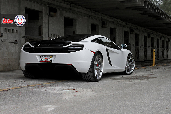 Фото дисков HRE P101 Сатиновый тонированный лак на McLaren 12C