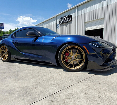 Фото дисков HRE P101 на Toyota Supra A90