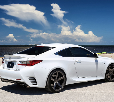 Фото дисков Vossen CV3 на Lexus RC