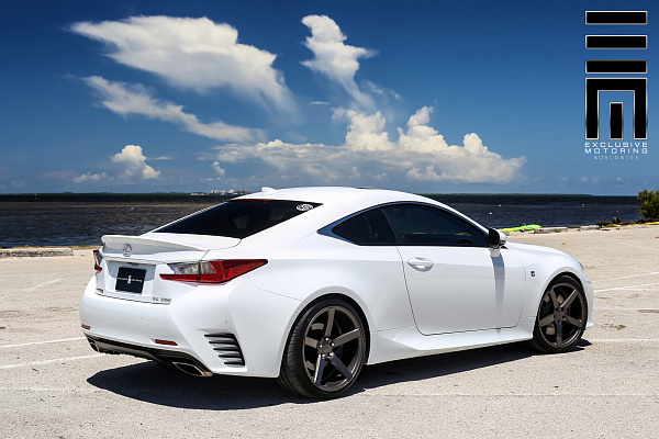 Фото дисков Vossen CV3 Глянцевый графит на Lexus RC