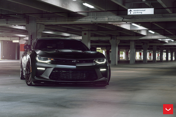 Фото дисков Vossen HF-3 Сатиновая бронза на Chevrolet Camaro VI