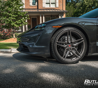 Фото дисков Vossen EVO-1 на Porsche Taycan I