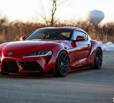 Фото дисков HRE FF10 на Toyota Supra A90