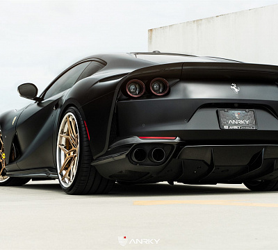 Фото дисков Anrky S3-X4 на Ferrari 812