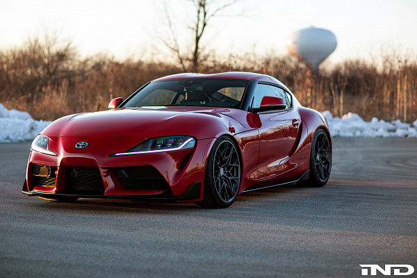 Фото дисков HRE FF10 Сатиновый графит на Toyota Supra A90