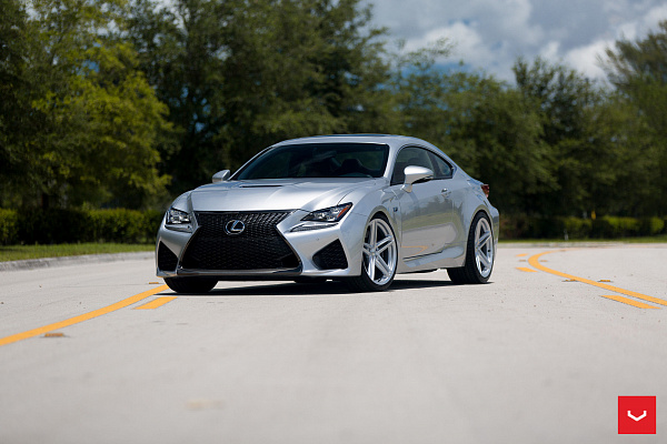 Фото дисков Vossen VFS-5 Серебро на Lexus RC