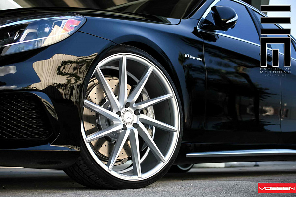 Фото дисков Vossen CVT Серебро на Mercedes-Benz S-Class (W222, C217)