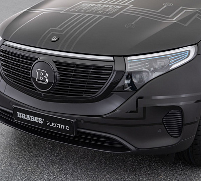 Фото дисков BRABUS Monoblock Z (Platinum Edition) на Mercedes-Benz EQC
