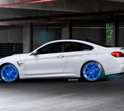 Фото дисков Strasse Wheels S8 Deep Concave на BMW 4/M4 (F32/F82)