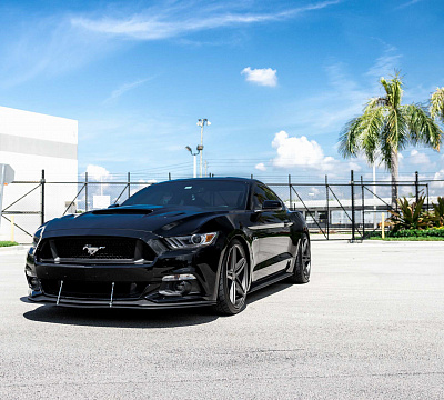 Фото дисков Vossen CV5 на Ford Mustang VI
