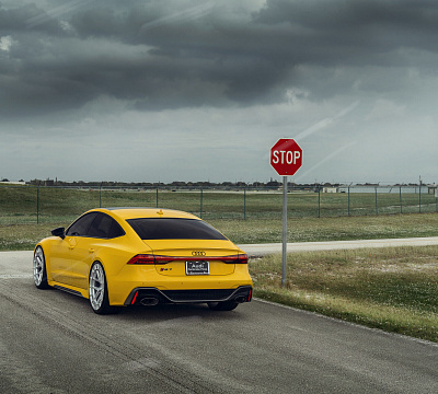 Фото дисков Vossen HFX-1 (5-Lug) на Audi A/RS 7 (4K)