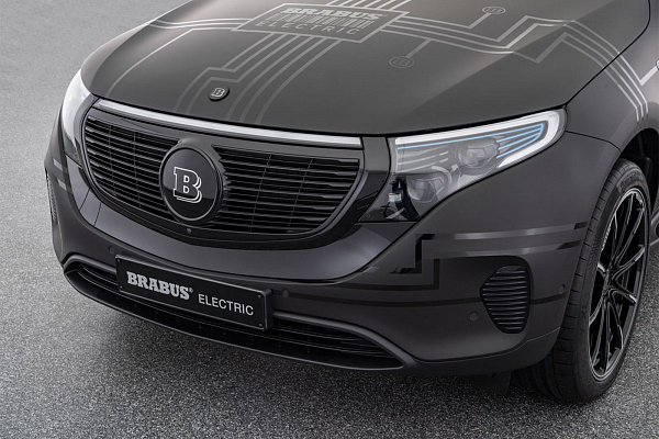 Фото дисков BRABUS Monoblock Z (Platinum Edition) Черный глянец на Mercedes-Benz EQC