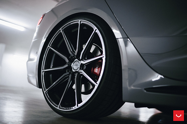 Фото дисков Vossen HF-3 Глянцевый темный лак на Audi A/S/RS 4 (B9)