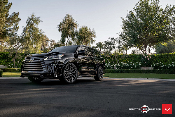 Фото дисков Vossen HF-2 Сатиновый графит на Lexus LX III