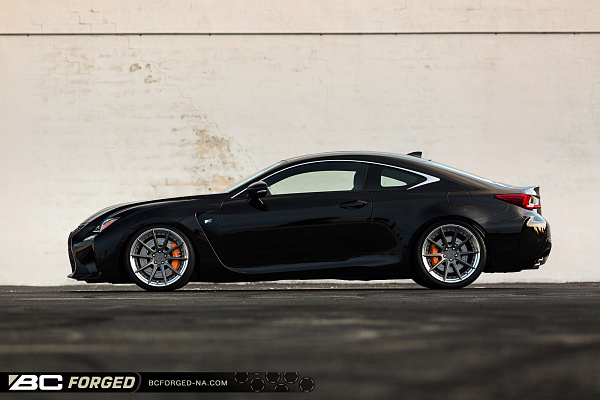 Фото дисков BC Forged HCS04 Матовый графит на Lexus RC