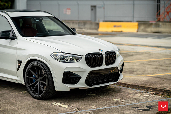 Фото дисков Vossen HF-3 Черный сатин на BMW X3/X3 M (G01/F97)