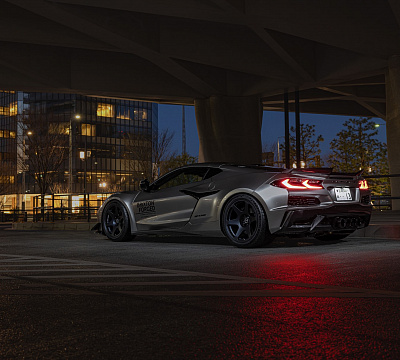 Фото дисков Brixton Forged RS01 на Chevrolet Corvette C8