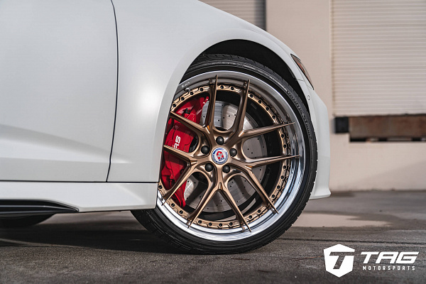 Фото дисков HRE S101SC Глянцевое темное золото на Audi A/RS 6 (C8)