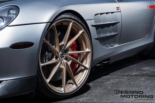 Фото дисков Anrky AN13 Сатиновая шампань на Mercedes-Benz SLR McLaren