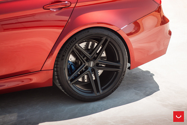 Фото дисков Vossen VFS-5 Черный сатин на BMW 3/M3 (F3x/F80)