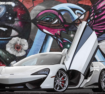 Фото дисков HRE P201 на McLaren 570S