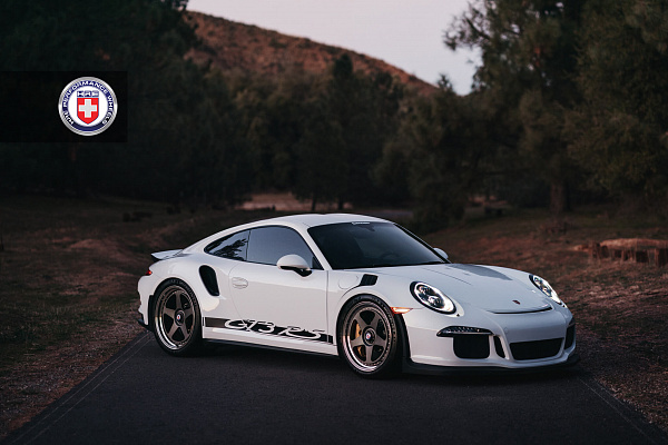 Фото дисков HRE 305 Сатиновый графит на Porsche 911 VII