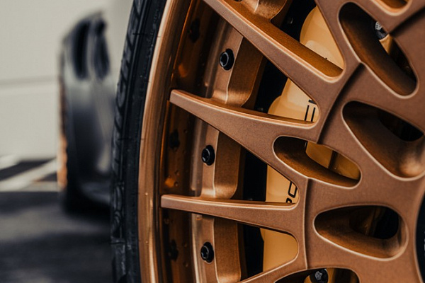 Фото дисков Brixton Forged HS1 Сатиновая медь на Porsche 911 VIII