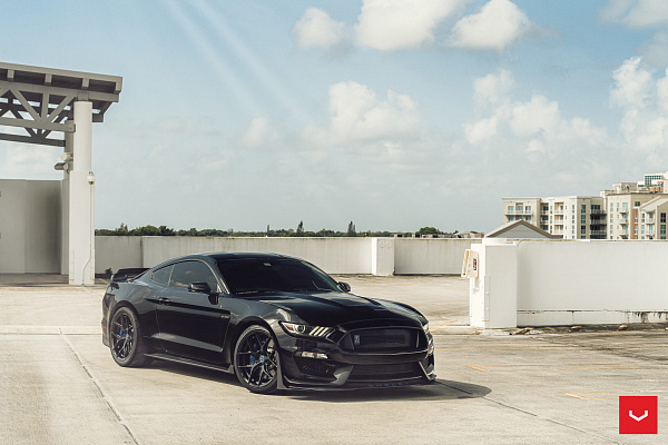 Фото дисков Vossen HF-5 Черный сатин на Ford Mustang VI