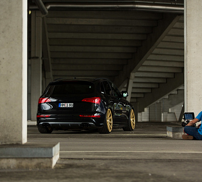 Фото дисков Vossen CV4 на Audi Q5 (8R)