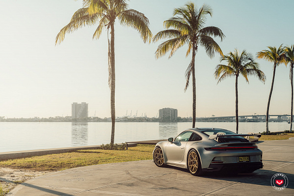 Фото дисков Vossen S21-07 Глянцевая шампань на Porsche 911 VIII