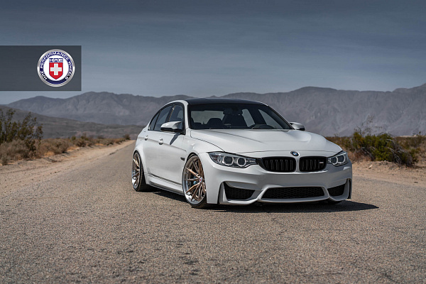 Фото дисков HRE S104SC Глянцевое темное золото на BMW 3/M3 (F3x/F80)