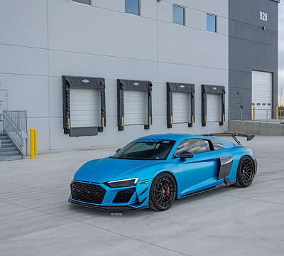 Фото дисков Strasse Wheels SV15FF Deep Concave FS на Audi R8 (4S)