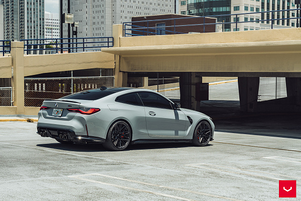 Фото дисков Vossen HF-7 Черный сатин на BMW 4/M4 (G22/G82)