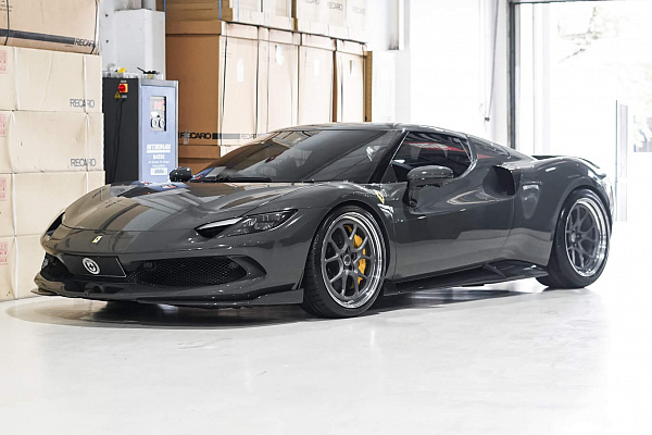 Фото дисков HRE 521 Сатиновый тонированный лак на Ferrari 296